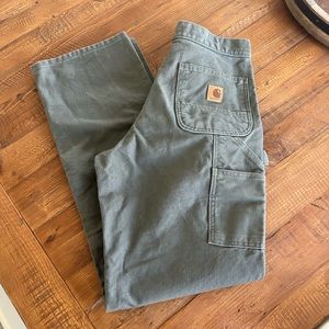 Men’s Green Carharrtt Cargo Pants